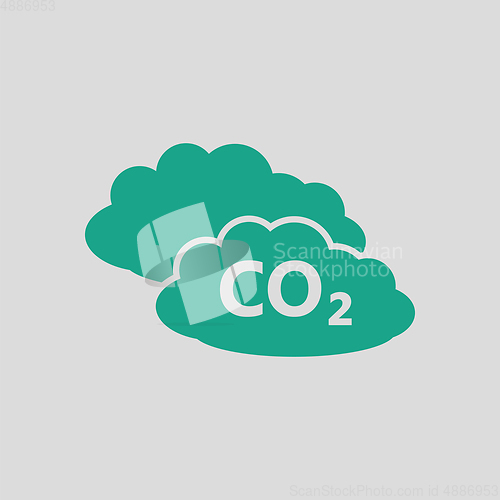 Image of CO 2 cloud icon