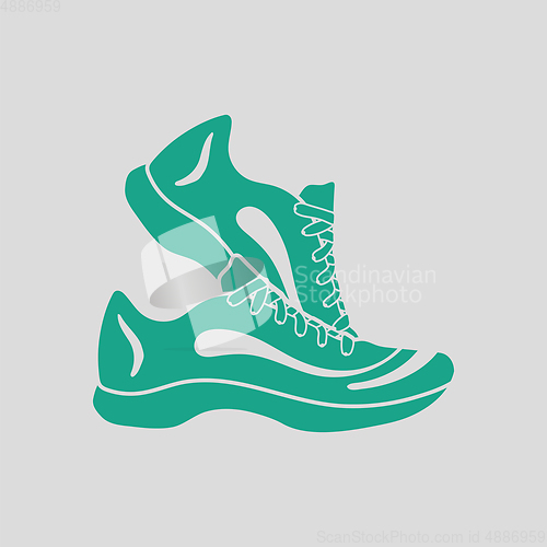 Image of Fitness sneakers icon