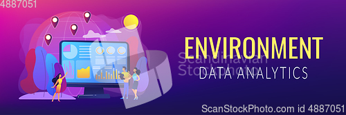 Image of Environment data analytics concept banner header