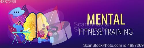 Image of Mind fitness concept banner header