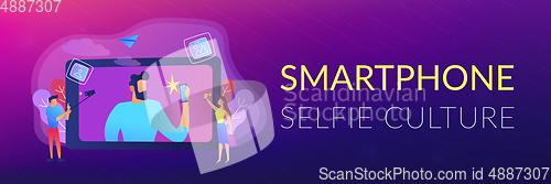 Image of Selfie header or footer banner.