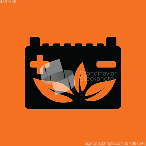 Image of Car battery leaf icon