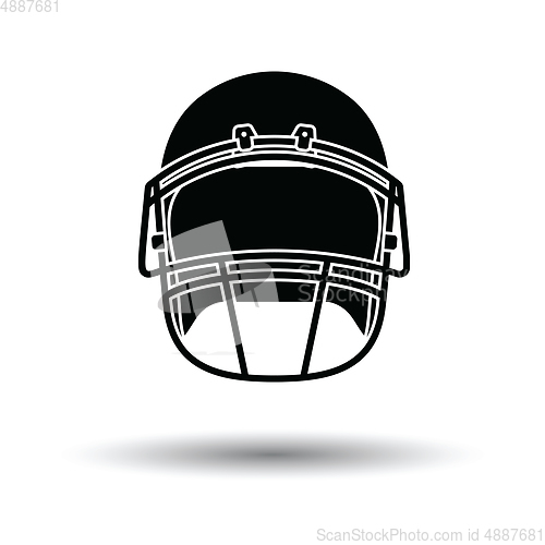 Image of American football helmet icon