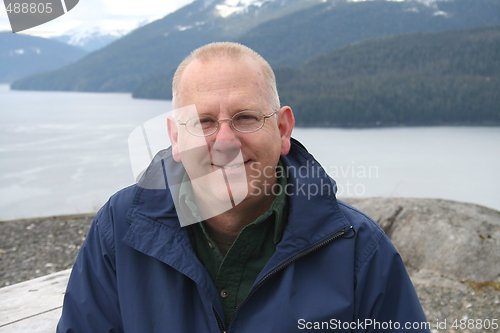 Image of Senior on Vacation in Alaska