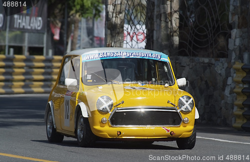 Image of Yellow Mini racing