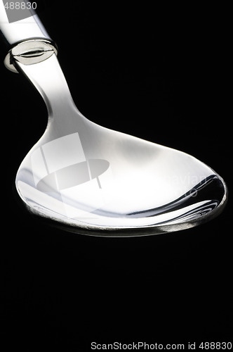 Image of stainless steel spoon