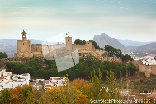 Image of Exterior view at fortress in Antequera, Spain