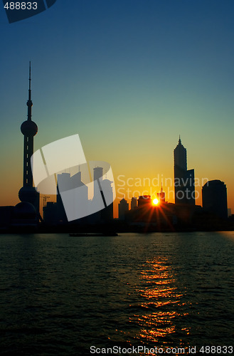 Image of shanghai skyline