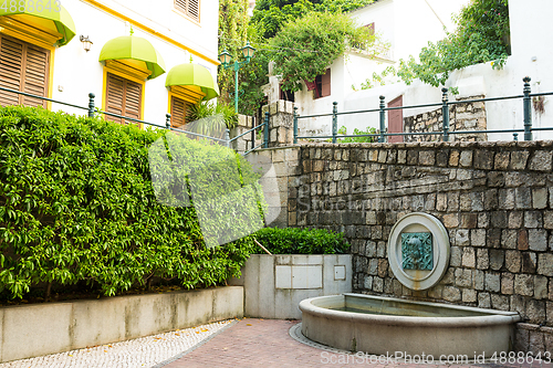 Image of Macau old city architecture