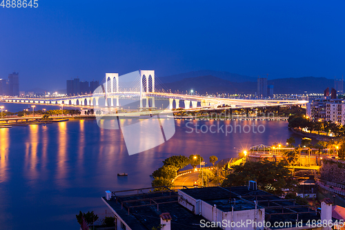 Image of Macau city night