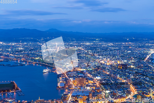 Image of Hakodate City view at night