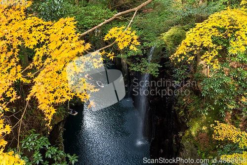 Image of Takachiho Gorge in autumn