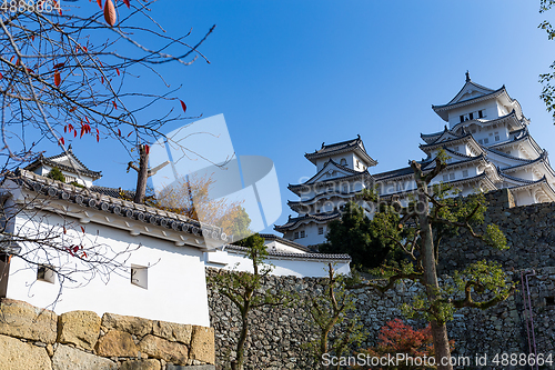 Image of Japanese famous Himeji castle