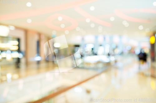 Image of Unfocused of shopping mall