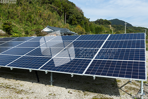 Image of Solar panel plant