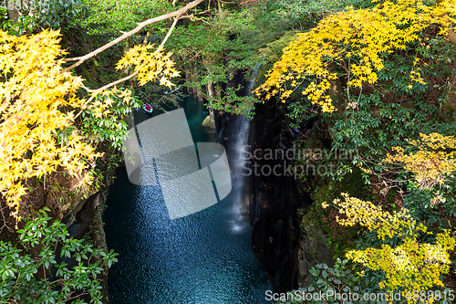 Image of Takachiho Gorge in Japan at autumn