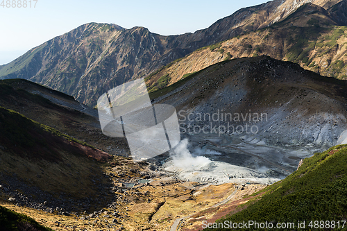 Image of Mud hell in Tateyama of Japan