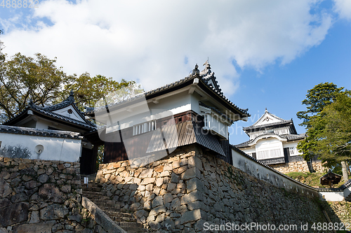 Image of Bitchu Matsuyama Castle on a mountain in Okayama