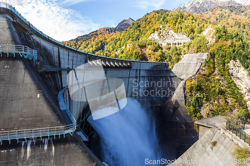 Image of Kurobe dam in Toyama