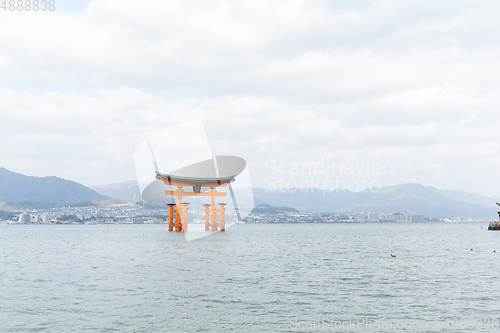 Image of Itsukushima Shrine in Miyajima in Japan