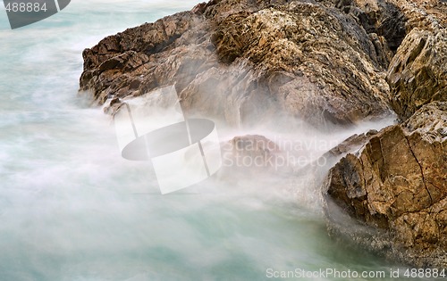Image of soft water on rocks