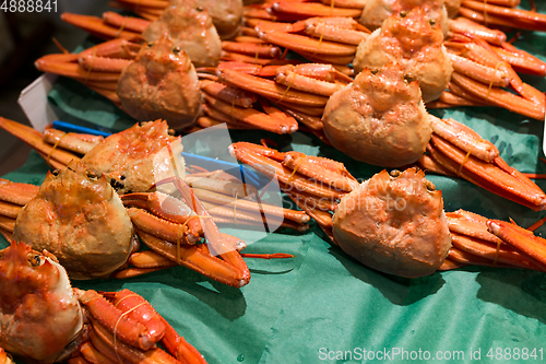 Image of Fresh crab in fish market