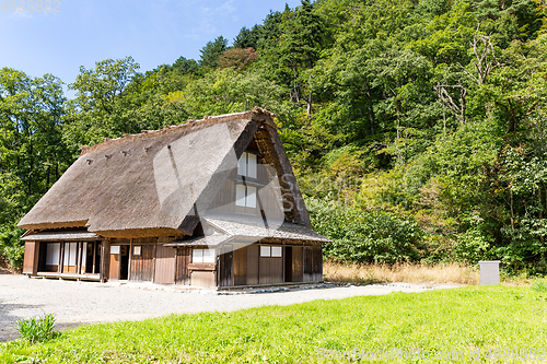 Image of Japanese traditional house in Shirakawa