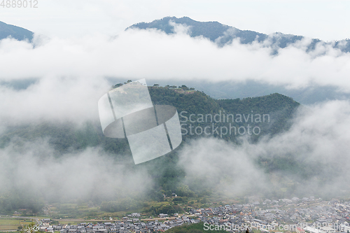 Image of Sea of cloud and Takeda Castle