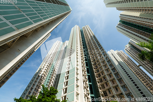 Image of Residential building to the sky