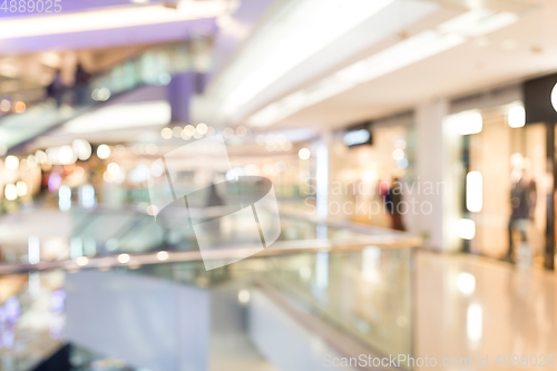 Image of Abstract blur shopping plaza