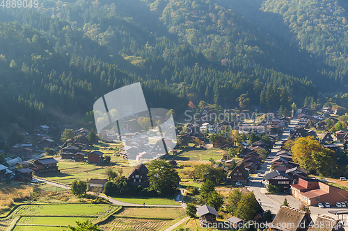 Image of Japanese Shirakawago village 