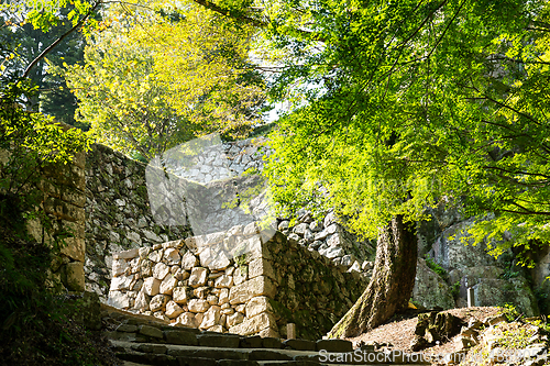 Image of Bitchu Matsuyama Castle Walls in Okayama