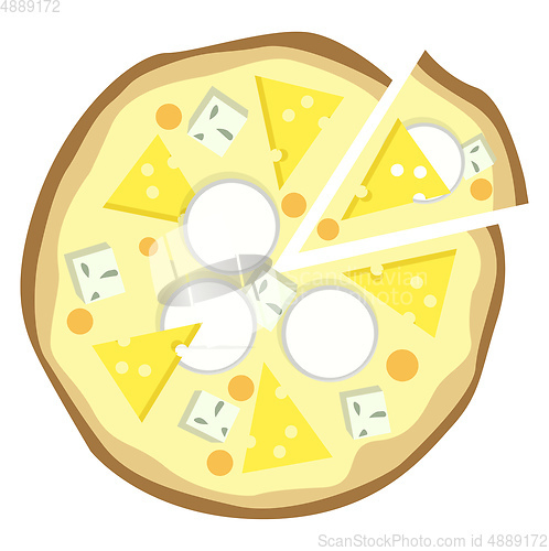 Image of Double cheese pizzaPrint