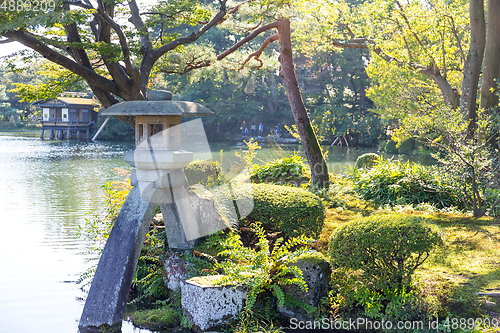 Image of Japanese garden in japan