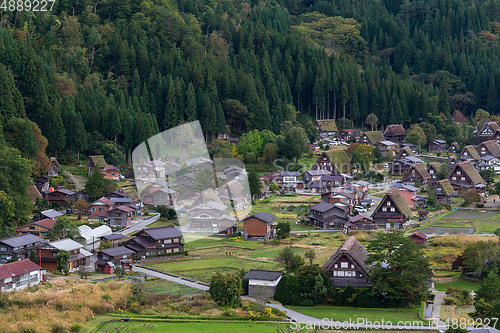 Image of Japanese Shirakawago village