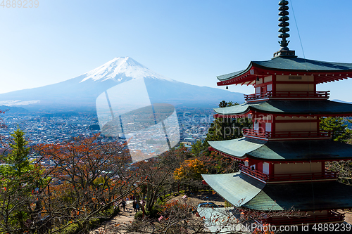 Image of Fuji and Chureito Pagoda 