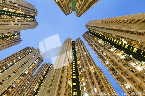 Image of Resident apartment building from low angle