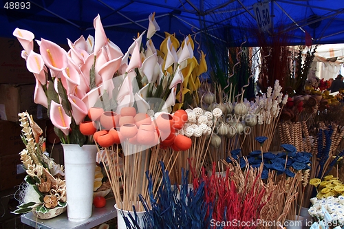 Image of wooden flowers