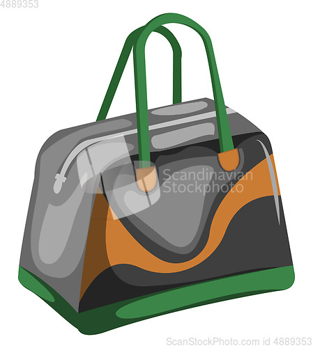 Image of Gym Bag vector color illustration.