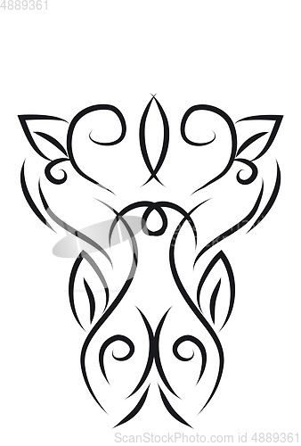 Image of A line art vector or color illustration