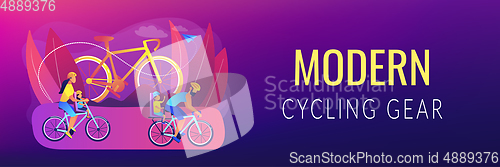 Image of Cycling experiences concept banner header.