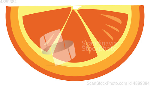 Image of An orange vector or color illustration