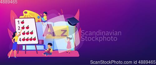 Image of Early education concept banner header