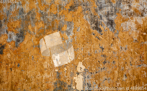 Image of Horizontal background textured of stone wall, copyspace ready for design, wallpaper