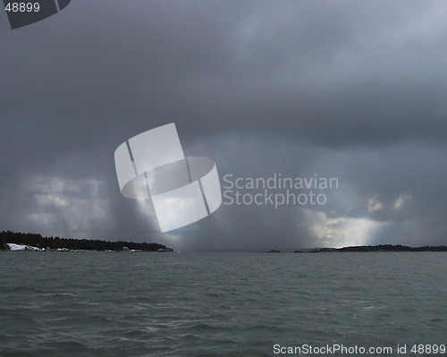 Image of Hailstorm coming ahead