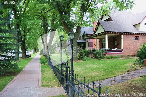 Image of Tree Lined Sidewalk