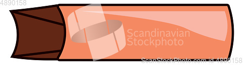 Image of A paper bag vector or color illustration