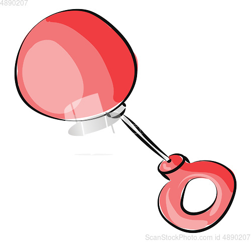 Image of Image of baby toy, vector or color illustration.