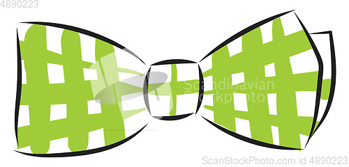 Image of Image of bow-tie, vector or color illustration.