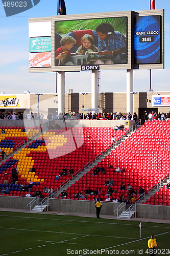 Image of USA Eagles vs Uruguay National Rugby Game - Stadium View